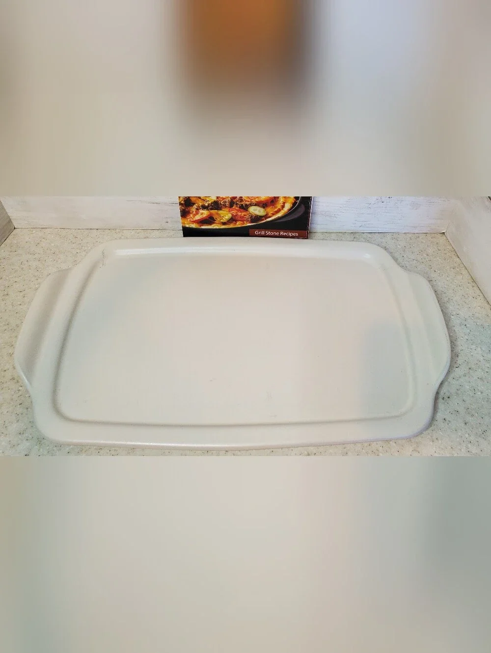 Pampered Chef Rockcrok Grill Stone White 15